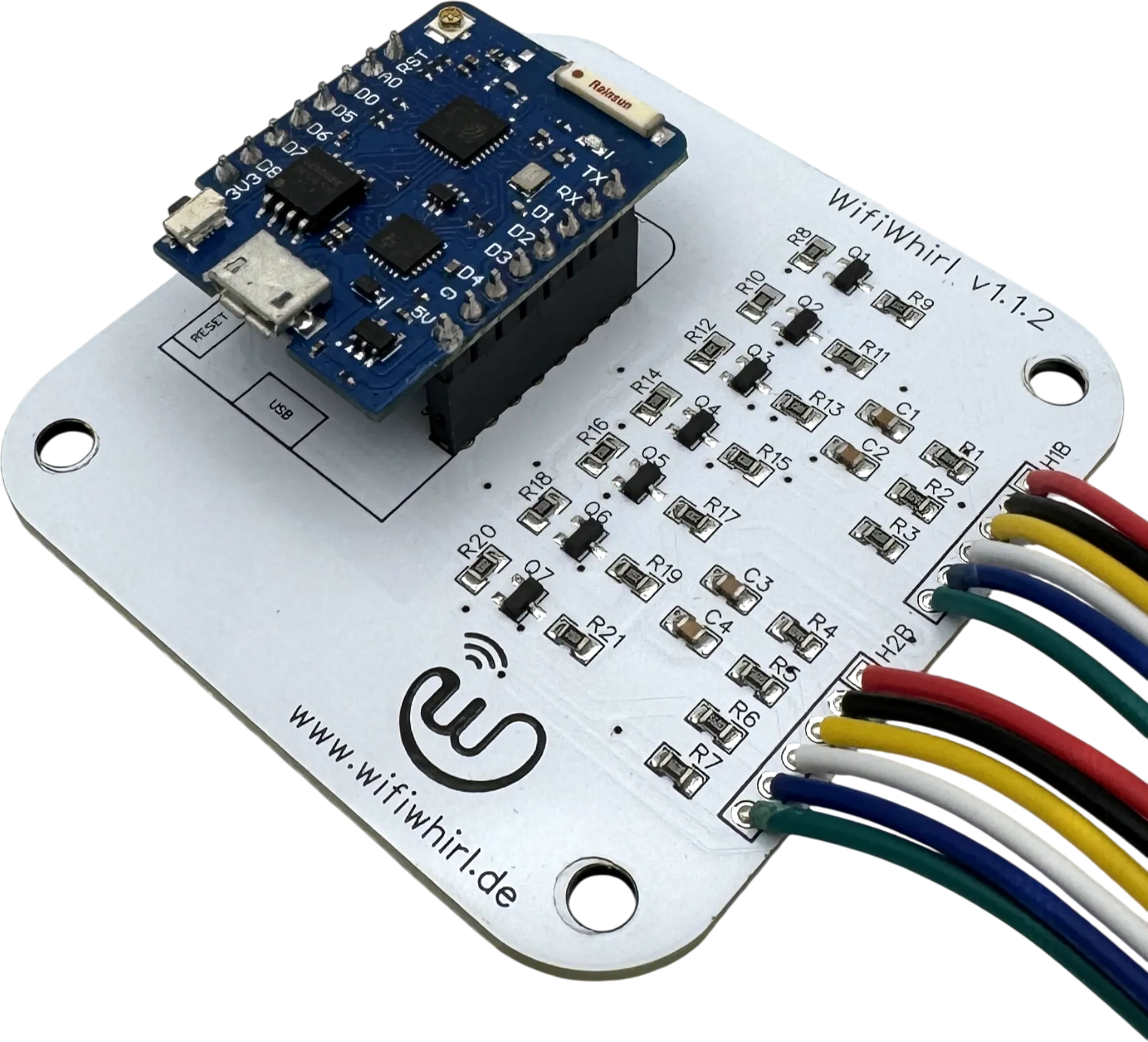 WifiWhirl eingestecktem D1 Mini Pro