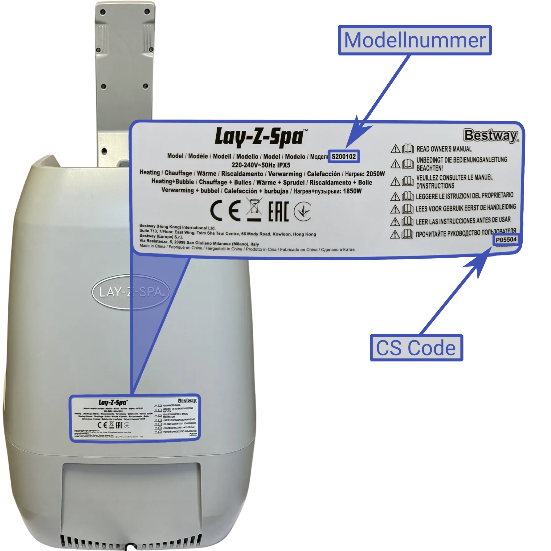 CS Code HydroJet Pumpe S200102